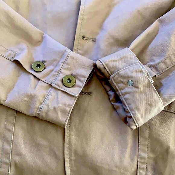Military Style Beige Twice Lightweight  Jacket Size Medium - Picture 10 of 10